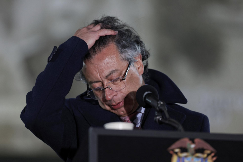 Kolumbijsk&yacute; prezident Gustavo Petro. FOTO: REUTERS