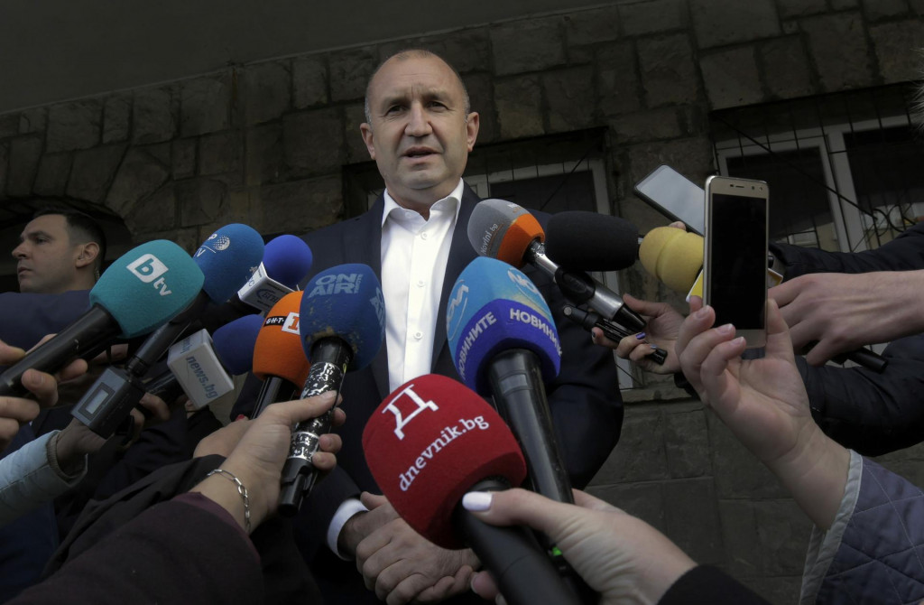 Bulharsk&yacute; prezident Rumen Radev. FOTO: TASR/AP