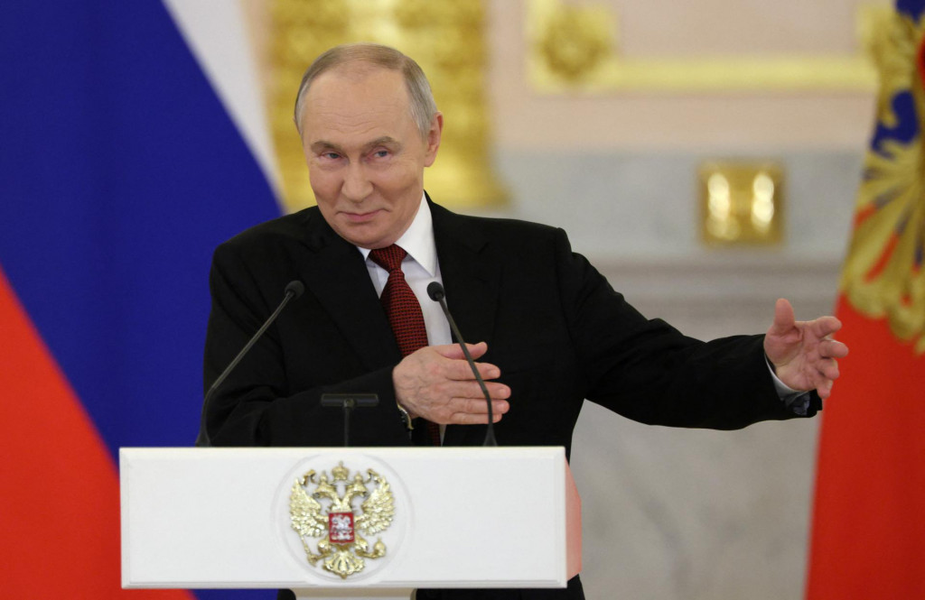 Rusk&yacute; prezident Vladimir Putin. FOTO: Reuters