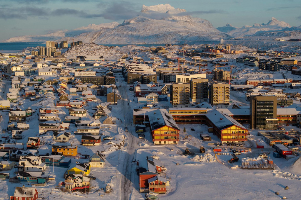 Hlavn&eacute; mesto Gr&oacute;nska Nuuk. FOTO: Reuters
