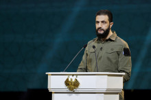 S&yacute;rsky prezident Ahmad &Scaron;ara. FOTO: Reuters