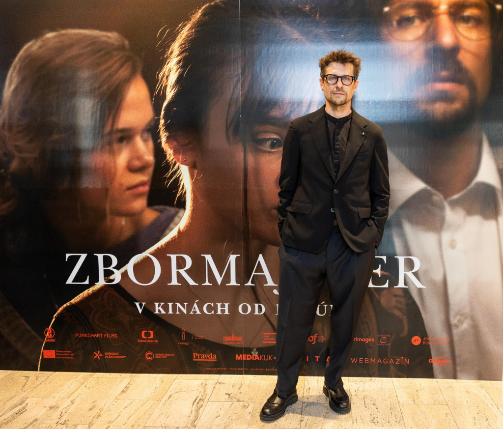 Juraj Loj na slovenskej premi&eacute;re filmu Zbormajster. FOTO: CinemArt SK