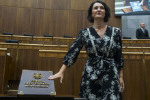 Jana Hanuliakov&aacute; (Progres&iacute;vne Slovensko). FOTO: TASR/Jakub Kotian