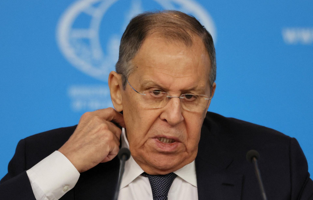 Rusk&yacute; minister zahraničia Sergej Lavrov. FOTO: Reuters