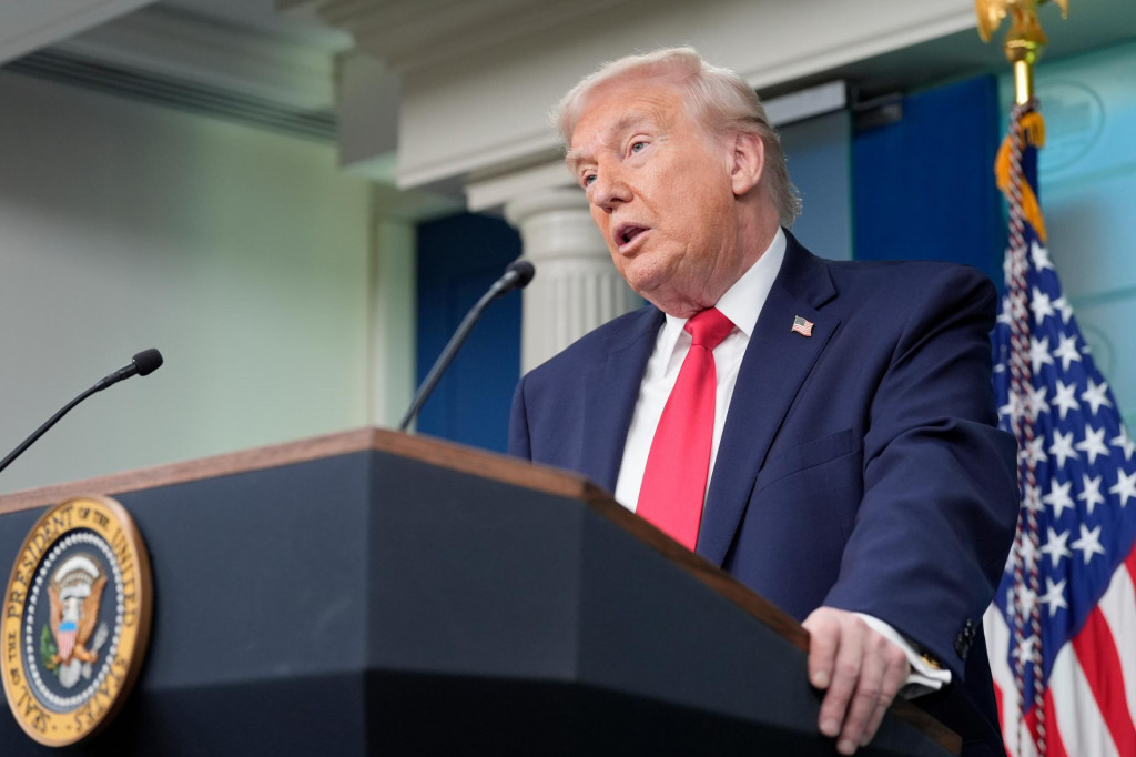 Americk&yacute; prezident Donald Trump. FOTO: TASR/AP