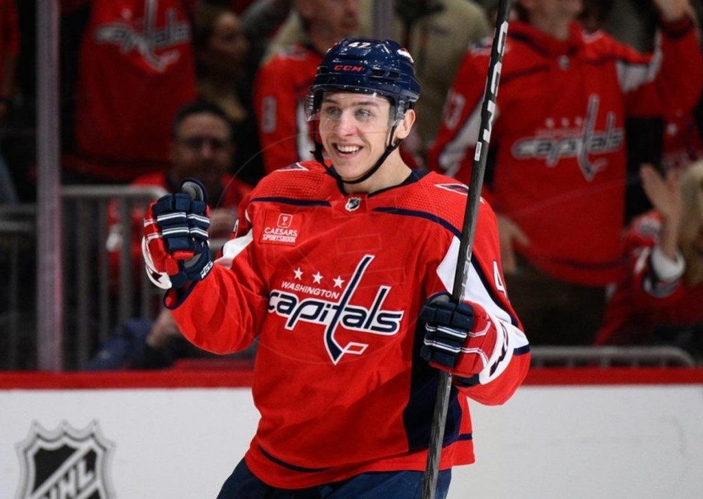 Obranca Washingtonu Capitals Martin Feh&eacute;rv&aacute;ry. FOTO: TASR/AP