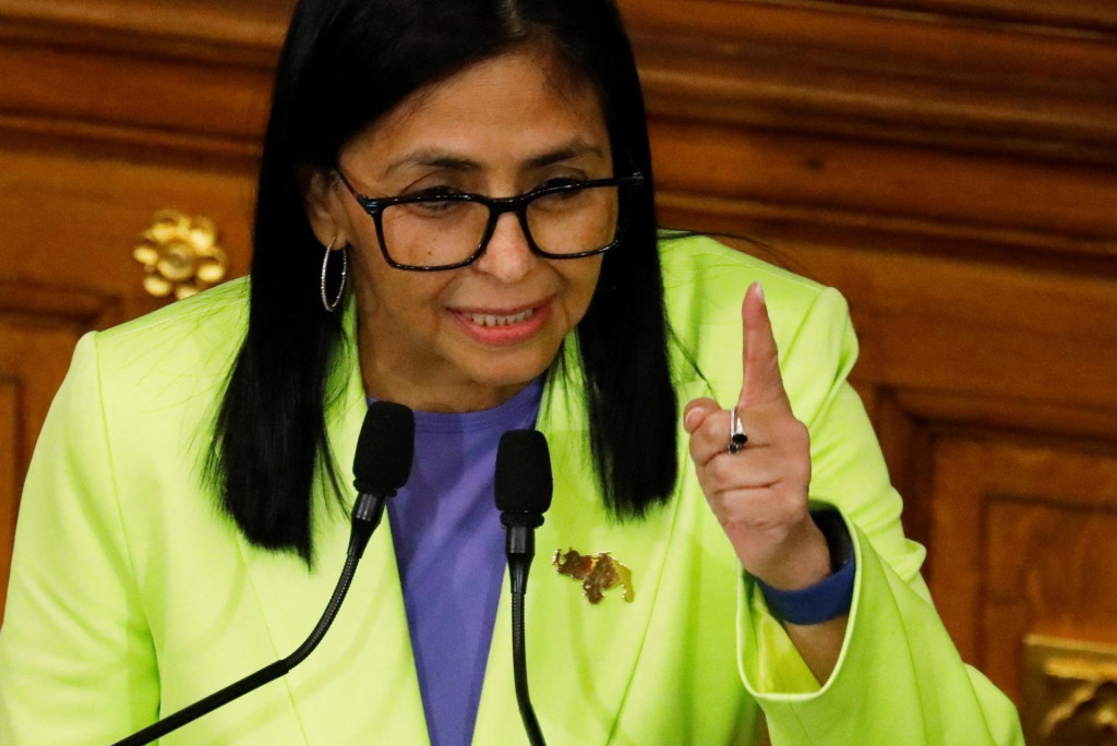 Venezuelsk&aacute; dočasn&aacute; prezidentka Delcy Rodr&iacute;guezov&aacute;. FOTO: Reuters