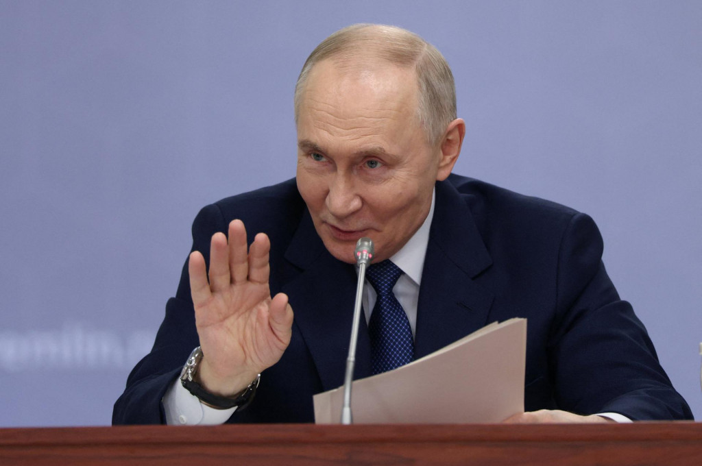 Rusk&yacute; prezident Vladimir Putin. FOTO: Reuters