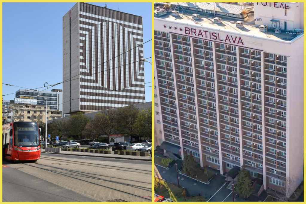 Hotel Kyjev v Bratislave a hotel Bratislava v Kyjeve