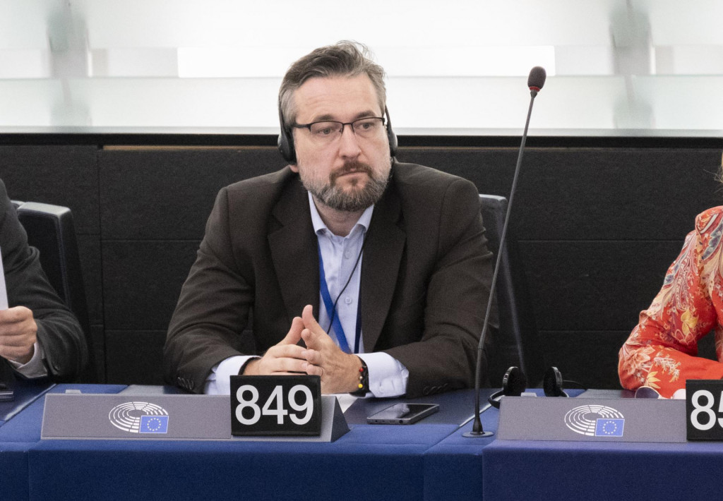 Slovensk&yacute; europoslanec Ľubo&scaron; Blaha. FOTO: TASR/Martin Baumann