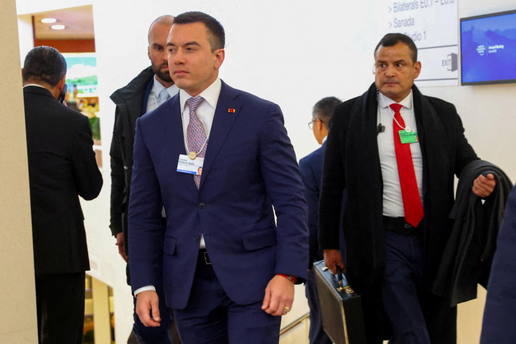 Ekv&aacute;dorsk&yacute; prezident Daniel Noboa. FOTO:REUTERS