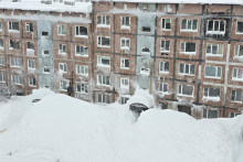 Sneh ochromil Kamčatku. FOTO: Reuters