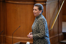 D&aacute;nska premi&eacute;rka Mette Frederiksenov&aacute;. FOTO: TASR/AP