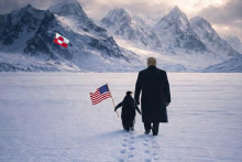 Donald Trump s tučniakom. FOTO: X/WhiteHouse