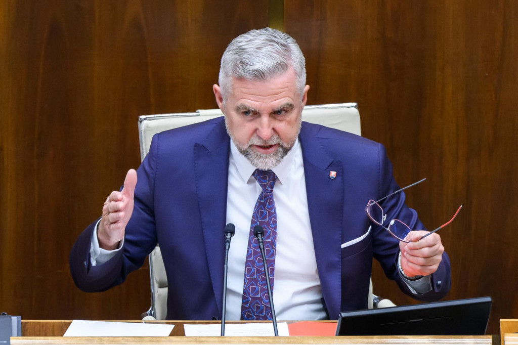 Podpredseda N&aacute;rodnej rady (NR) SR Tibor Ga&scaron;par (Smer-SD). FOTO: TASR/Jaroslav Nov&aacute;k