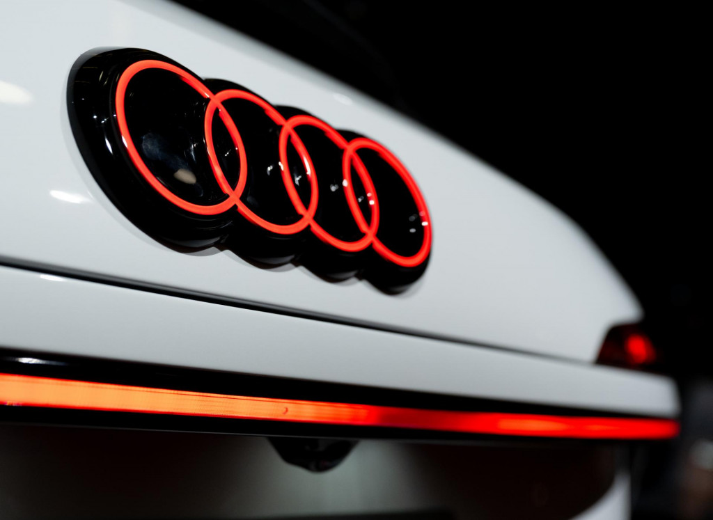 Na arch&iacute;vnej sn&iacute;mke logo Audi. FOTO: TASR/DPA