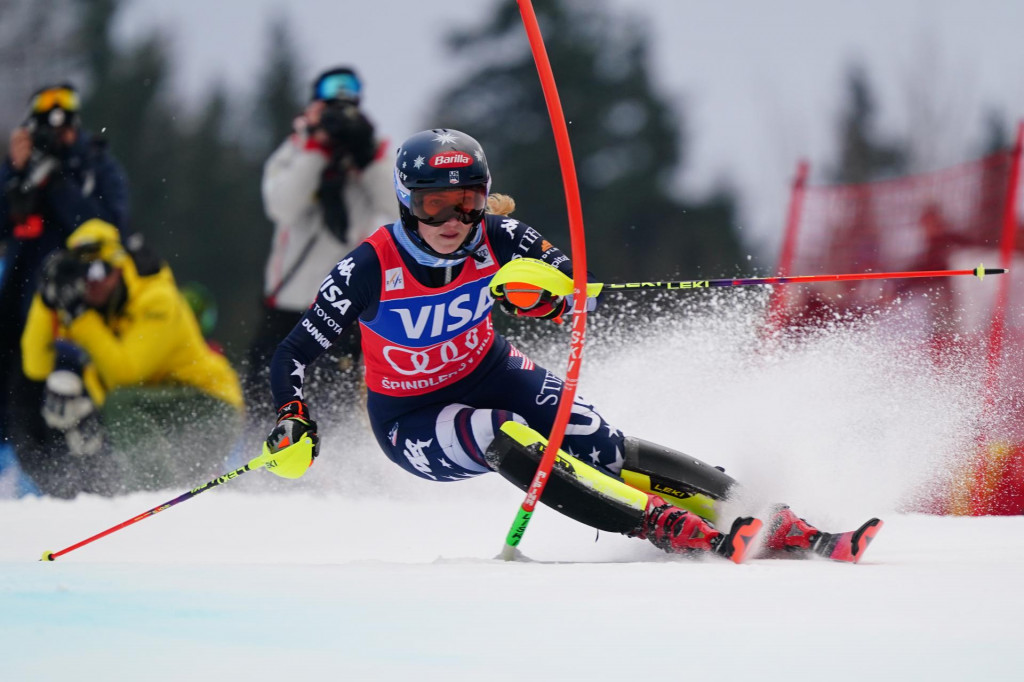 Mikaela Shiffrinov&aacute;. FOTO: TASR/AP
