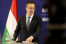Maďarsk&yacute; minister zahraničn&yacute;ch vec&iacute; P&eacute;ter Szijj&aacute;rt&oacute;. FOTO: REUTERS