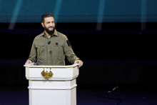 S&yacute;rsky prezident Ahmad &Scaron;ara. FOTO: REUTERS