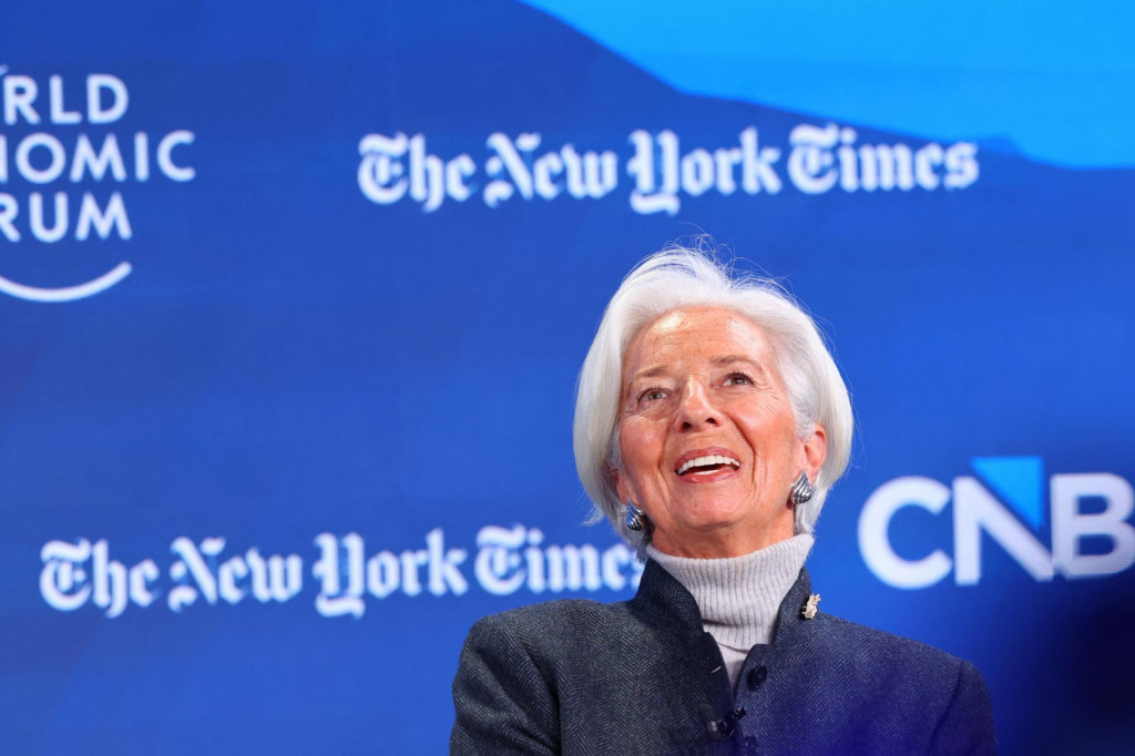 &Scaron;&eacute;fka ECB Christine Lagardov&aacute; vid&iacute; s&uacute;vislosť miedzi zmenou kl&iacute;my a stabilitou cien. FOTO: Reuters