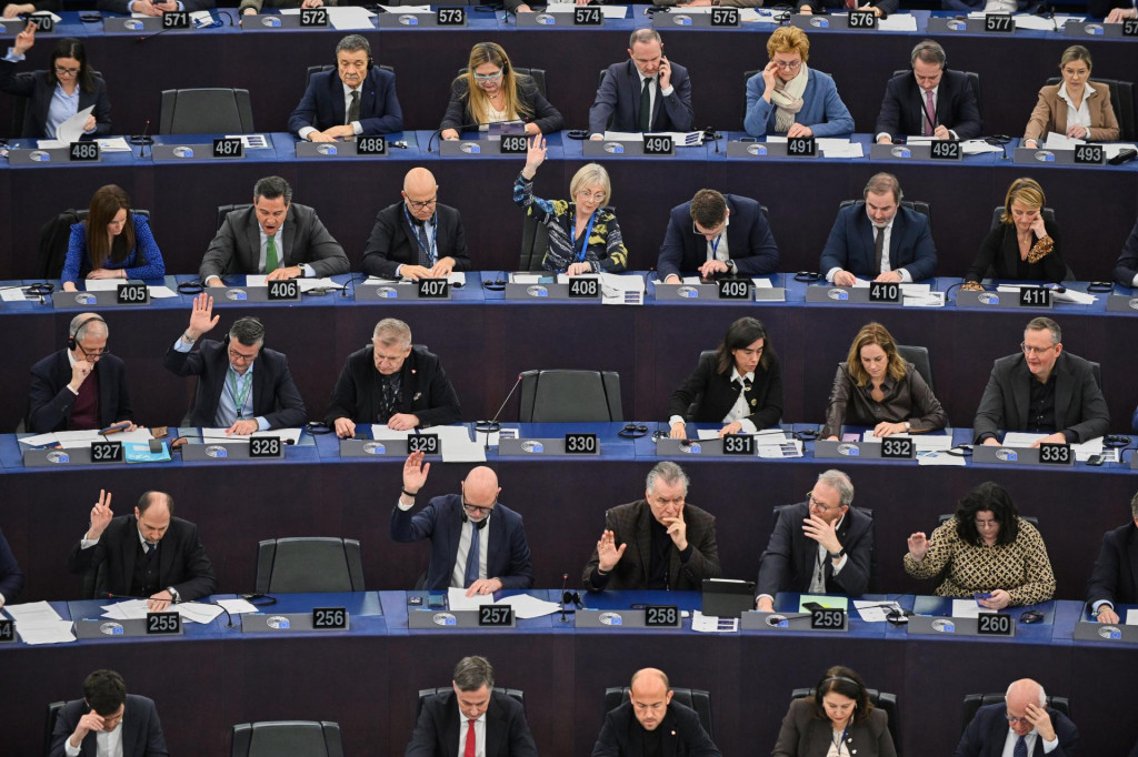 Poslanci Eur&oacute;pskeho parlamentu. FOTO: TASR/AP