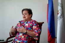 Filip&iacute;nska ministerka zahraničia Theresa Lazaroov&aacute;. FOTO: Reuters