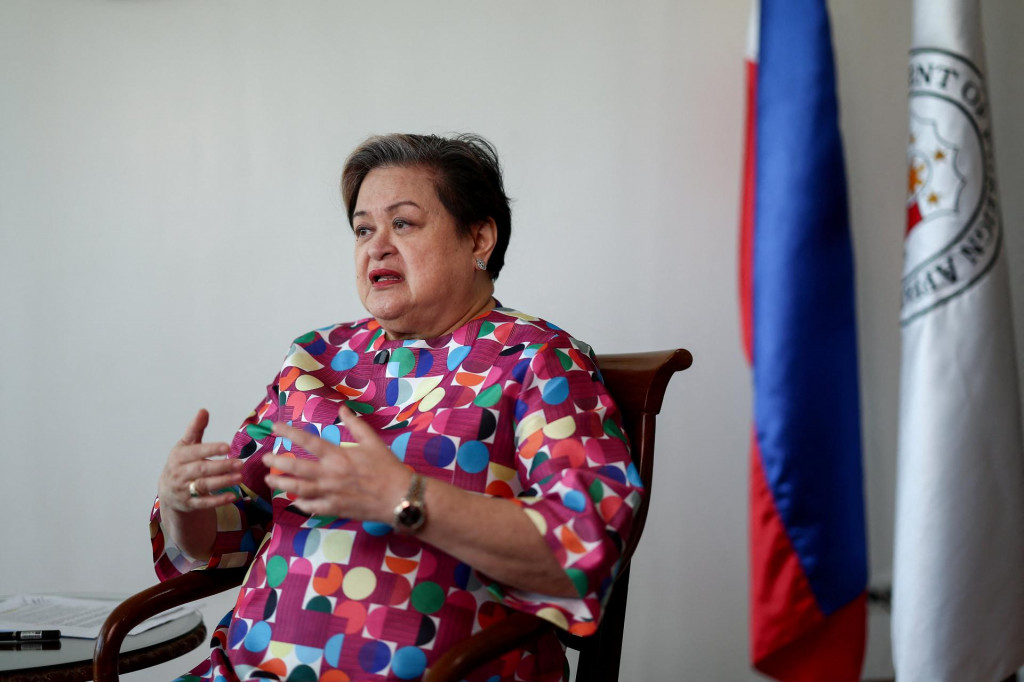 Filip&iacute;nska ministerka zahraničia Theresa Lazaroov&aacute;. FOTO: Reuters