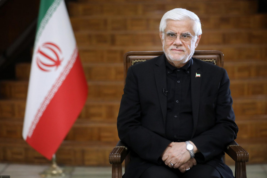 Ir&aacute;nsky viceprezident Mohammad Rez&aacute; &Aacute;ref. FOTO: khamenei.ir