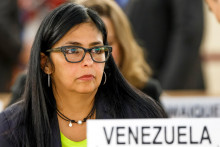 Venezuelsk&aacute; ministerka zahraničn&yacute;ch vec&iacute; Delcy Rodr&iacute;guezov&aacute;. FOTO: TASR/AP