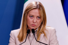 Talianska premi&eacute;rka Giorgia Meloniov&aacute;. FOTO: Reuters