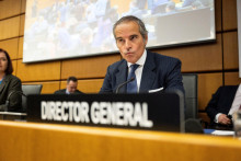 Gener&aacute;lny riaditeľ Medzin&aacute;rodnej agent&uacute;ry pre at&oacute;mov&uacute; energiu Rafael Grossi. FOTO: Reuters