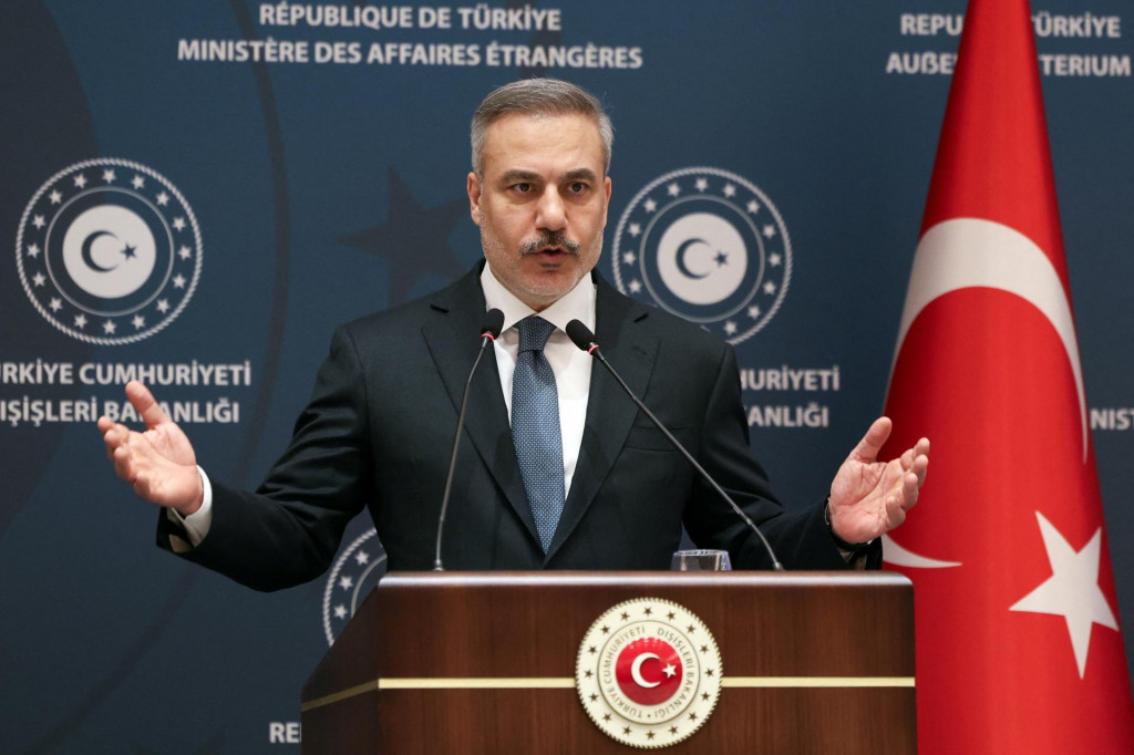 Tureck&yacute; minister zahraničia Hakan Fidan. FOTO: Reuters