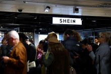 Logo Shein. FOTO: REUTERS