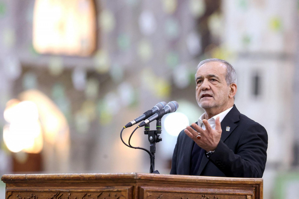 Ir&aacute;nsky prezident Mas&uacute;d Peze&scaron;kij&aacute;n. FOTO: Reuters