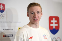Slovensk&yacute; hokejov&yacute; brank&aacute;r Adam Gajan. FOTO: TASR/Pavel Neubauer