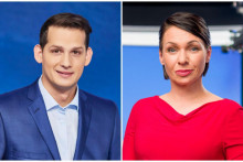 Diskusn&aacute; politick&aacute; rel&aacute;cia Za p&auml;ť min&uacute;t dvan&aacute;sť men&iacute; moder&aacute;tora.