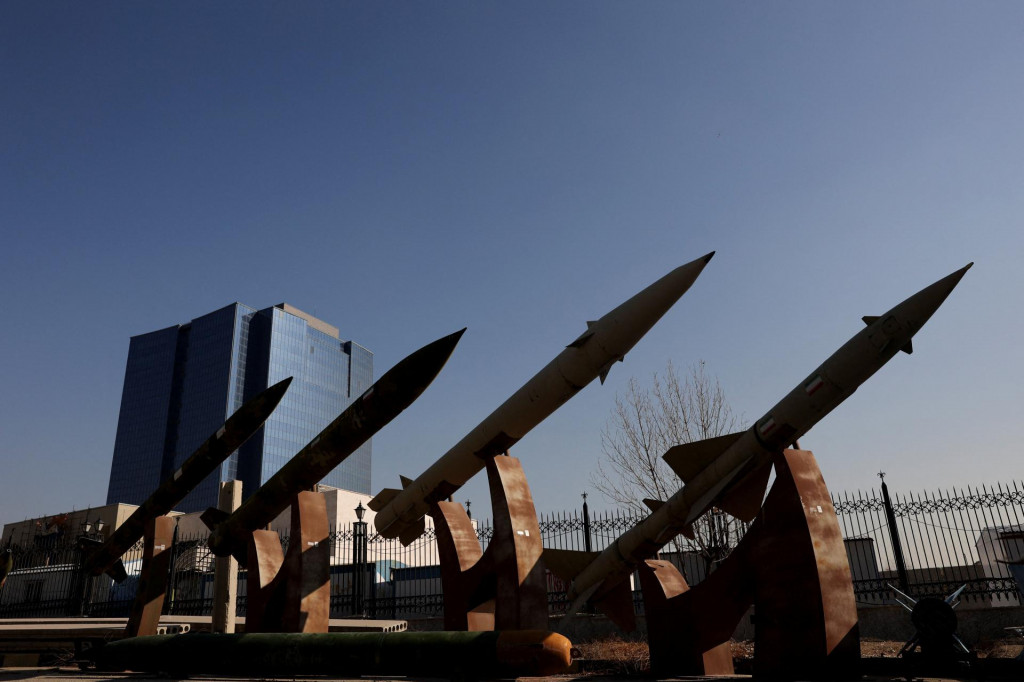 Ir&aacute;nske rakety. FOTO: Reuters