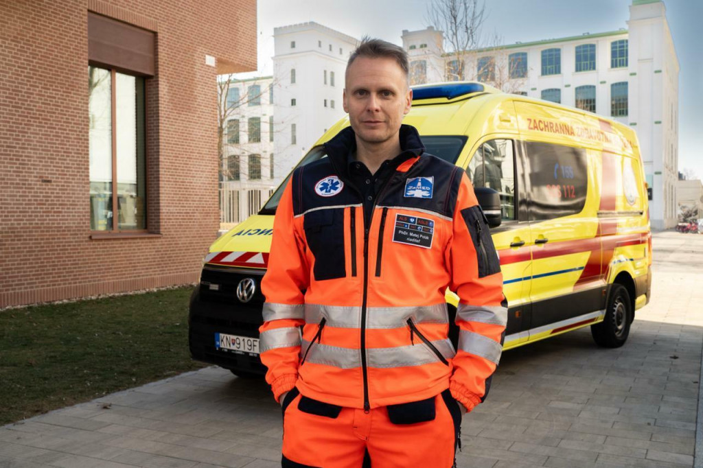 Matej Pol&aacute;k, riaditeľ z&aacute;chrannej zdravotnej služby ZaMED. FOTO: osobn&yacute; arch&iacute;v
