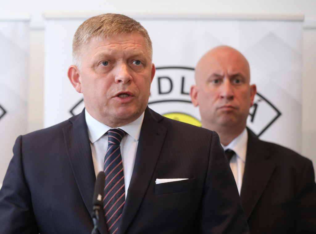 Robert Fico a Jozef R&aacute;ž. FOTO: HN/Peter Mayer