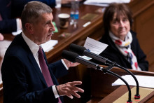 Andrej Babi&scaron; v českej Poslaneckej snemovni. FOTO: Reuters