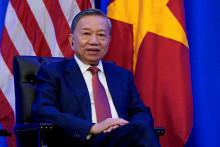 Vodca vietnamsk&yacute;ch komunistov T&ocirc; L&acirc;m p&oacute;zuje počas n&aacute;v&scaron;tevy New Yorku. Na arch&iacute;vnom z&aacute;bere zo septembra 2024. FOTO: Reuters