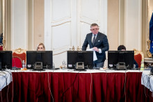 rokovanie vl&aacute;dy, Robert Fico FOTO: &uacute;rad vl&aacute;dy