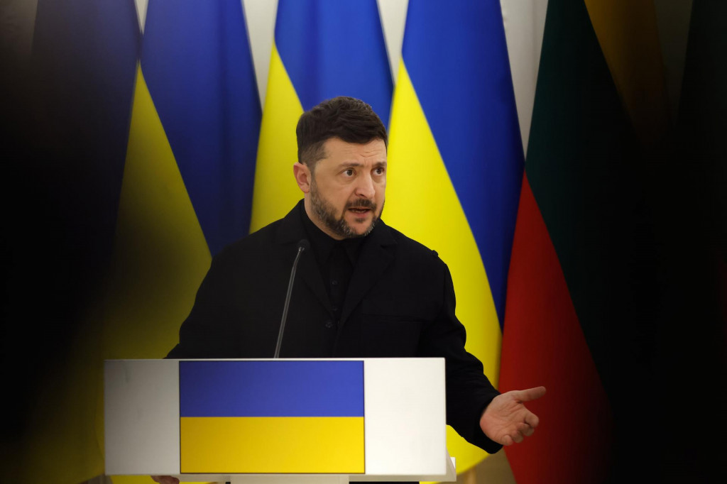 Ukrajinsk&yacute; prezident Volodymyr Zelenskyj. FOTO TASR/AP