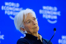 Prezidentka Eur&oacute;pskej centr&aacute;lnej banky Christine Lagardov&aacute;. FOTO: TASR/AP