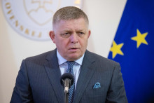 Predseda vl&aacute;dy SR Robert Fico (Smer-SD). FOTO: TASR/ Jakub Kotian
