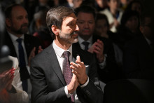 Na sn&iacute;mke minister zahraničn&yacute;ch vec&iacute; Juraj Blan&aacute;r. FOTO: TASR/Luk&aacute;&scaron; Grinaj