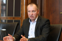 Gener&aacute;lny riaditeľ železn&iacute;c Slovenskej republiky Miroslav Garaj. FOTO: HN/Peter Mayer