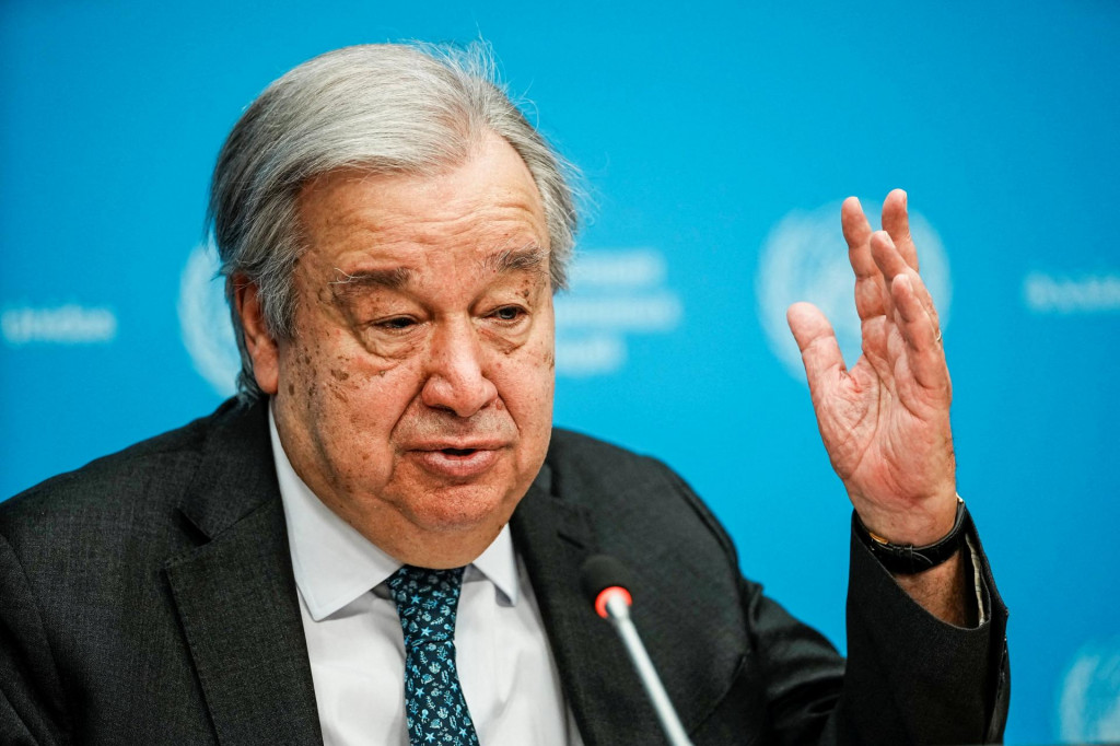 Gener&aacute;lny tajomn&iacute;k OSN Ant&oacute;nio Guterres. FOTO: REUTERS