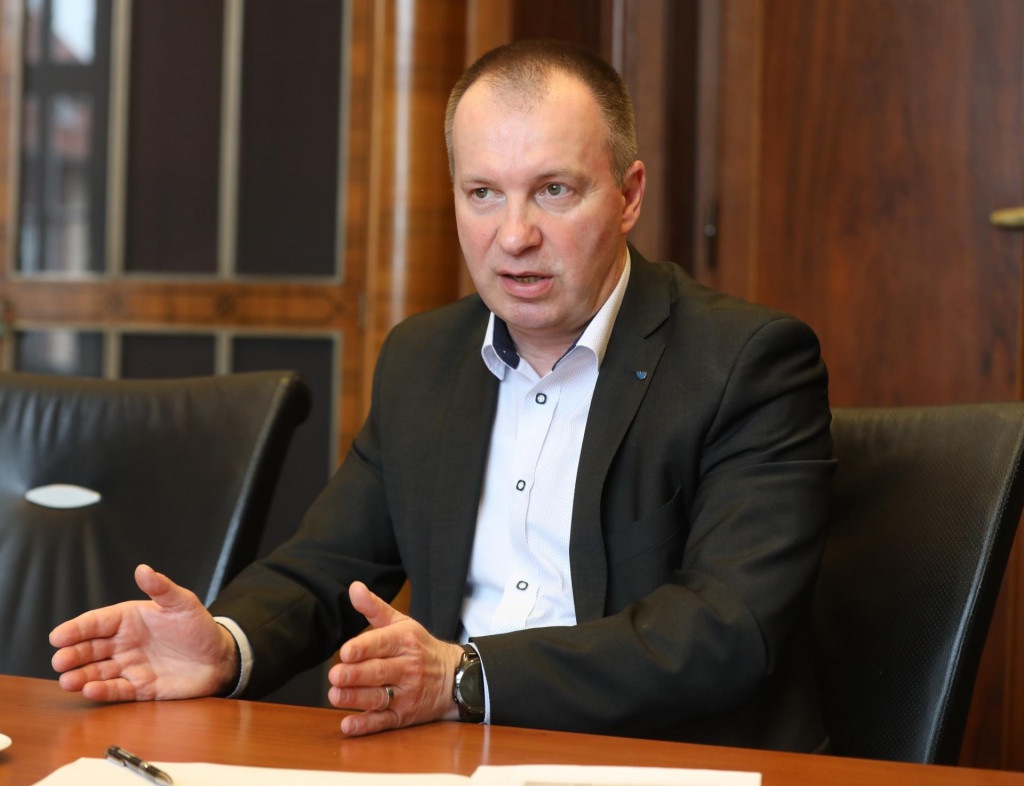 Gener&aacute;lny riaditeľ železn&iacute;c Slovenskej republiky Miroslav Garaj. FOTO: HN/Peter Mayer
