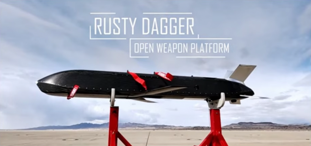 Z&aacute;ber z videa s uk&aacute;žkou novej americkej strely Rusty dagger. FOTO: YouTube/Defense Reports